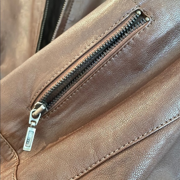 Brown Leather Jacket - Picture 4 of 7